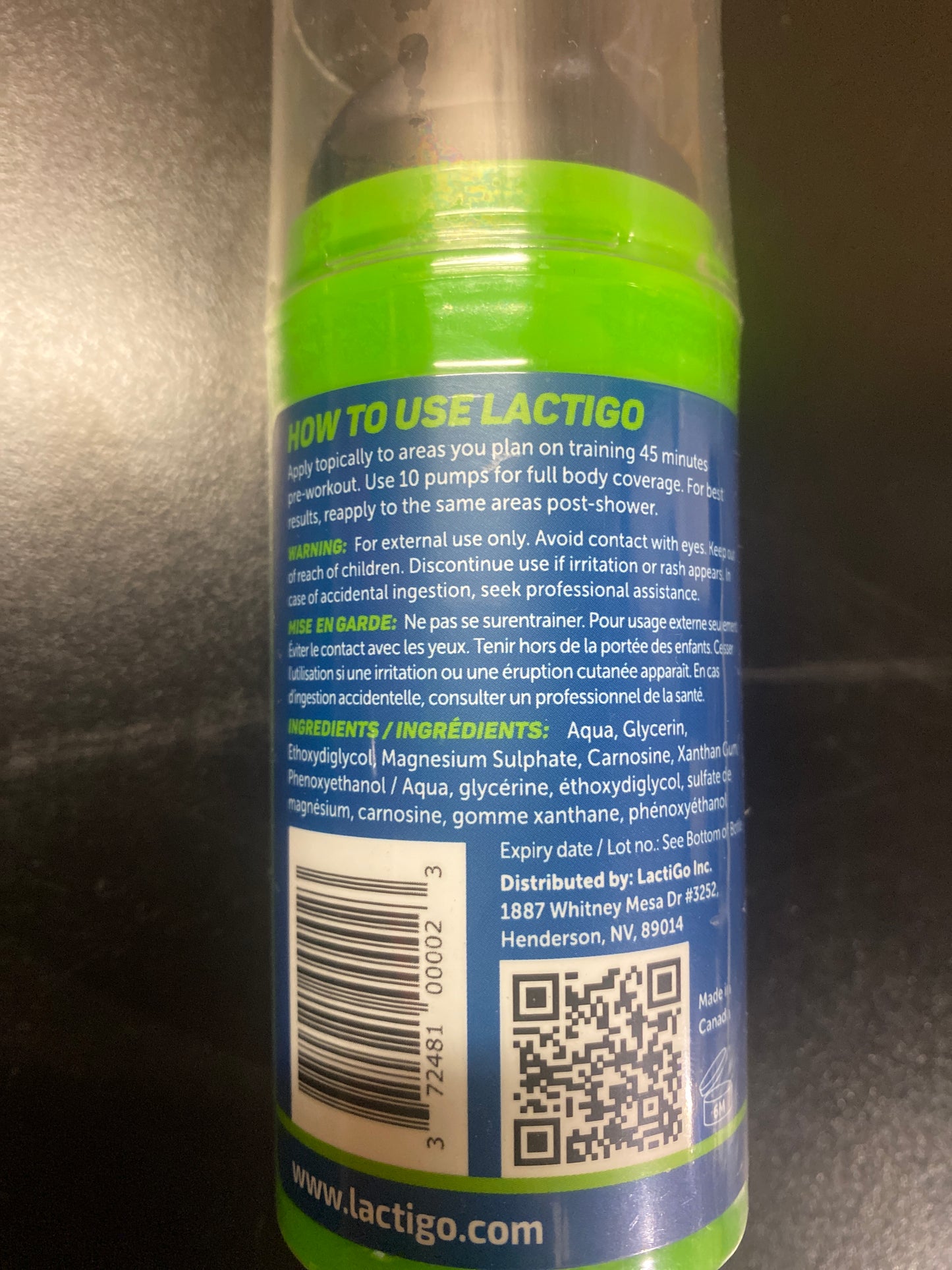 Lactigo Topical Sports Gel
